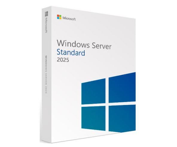 Phần mềm Windows Svr Std 2025 64Bit English 1pk DSP OEI DVD 24 core (P73-08749)
